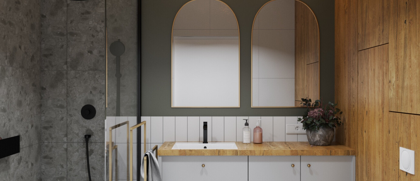 Łazienka w męskim stylu