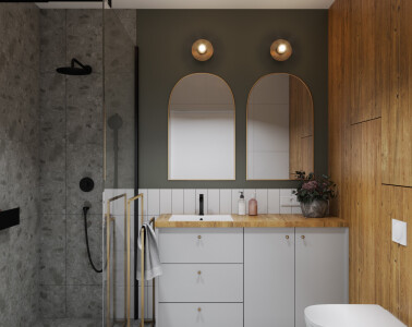 Łazienka w męskim stylu