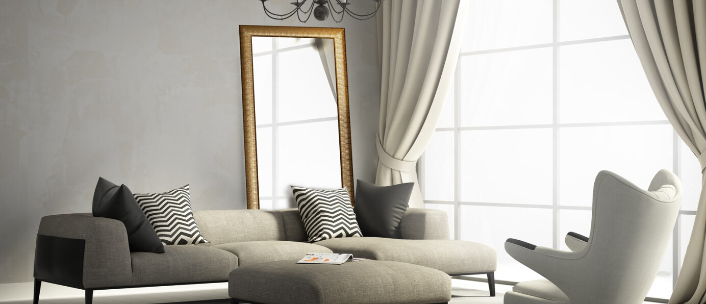 Lustro w drewnianej ramie w wielu odsłonach