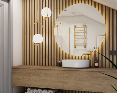 Lustro bez ramy - minimalistycznie i nowocześnie