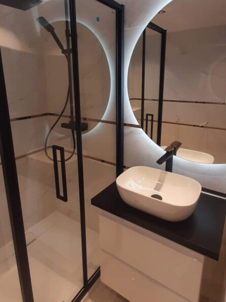 Lustro łazienkowe okrągłe z podświetleniem - KOŁO LED