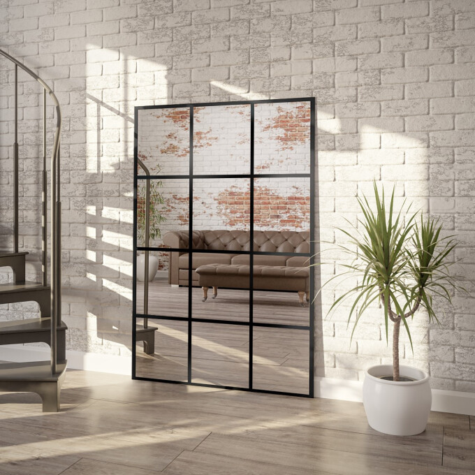 Lustro ze szprosami 12 KWATER 1503 w ramie-#0