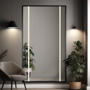 Lustro 1503 w ramie piaskowane z podświetleniem LED II-#1