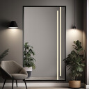 Lustro 1503 w ramie piaskowane z podświetleniem LED III-#1