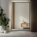 Lustro 1503 w ramie z podświetleniem LED-#0