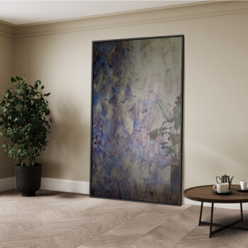 Lustro 1503001 czarne postarzana tafla MORENA 100x200