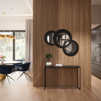 Lustro EWELA białe w ramie MDF 143,9x99,3