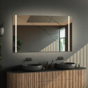 Lustro prostokątne FLAWIA piaskowane z podświetleniem LED  + folia zabezpieczająca + ŻYWOTNOŚĆ TAŚMY LED LONG LIFE 70 000 GODZ-#1