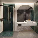 Lustro półowalne FRANK W DWÓCH CZĘŚCIACH-#1