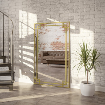 Lustro ze szprosami GABRIELA 1503001 czarne 80x160