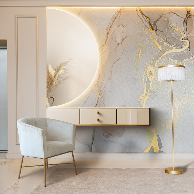 Lustro półokrągłe HELENA z podświetleniem LED-#0