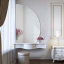 Lustro półokrągłe HELENA ze ściętym dołem-#1