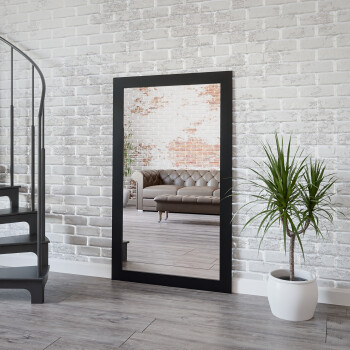 Lustro 8003002 czarne matowe 90x190