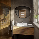 Lustro organiczne AGAT I w ramie MDF-#0