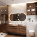 Lustro APOLLO z podświetleniem LED (2szt)-#0