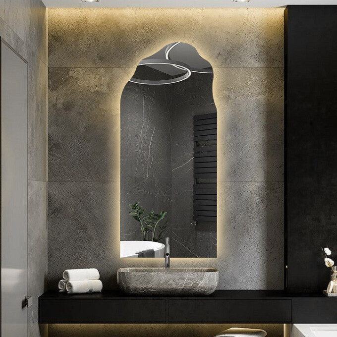 Lustro organiczne AURO I z podświetleniem LED-#0