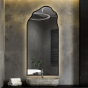 Lustro organiczne AURO I w ramie MDF z podświetleniem LED-#1