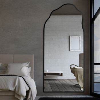 Lustro organiczne AURO I białe w ramie MDF 100x172 dxf