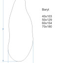 Lustro organiczne BARYT z podświetleniem LED-#2