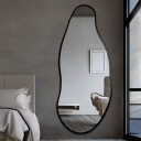 Lustro organiczne BARYT w ramie MDF-#1