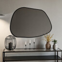 Lustro organiczne BAZALT w ramie MDF-#1