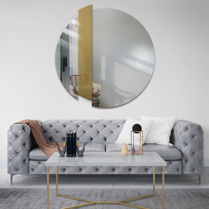 Lustro dekoracyjne BONA z paskiem-#0