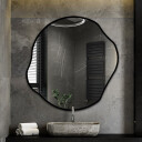 Lustro organiczne CYRKON w ramie MDF-#1