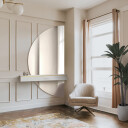 Lustro półokrągłe DOPPIO W DWÓCH CZĘŚCIACH-#0