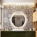 Lustro ELIF z piaskowanym podświetleniem LED I-#0