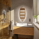 Lustro szlifowane ELIPSA z podświetleniem LED-#0