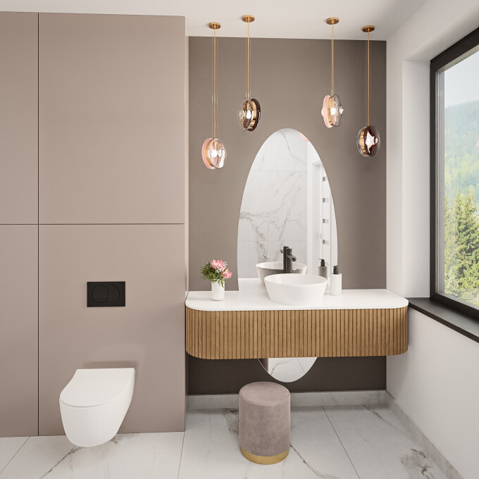 Lustro szlifowane ELIPSA W DWÓCH CZĘŚCIACH-#0