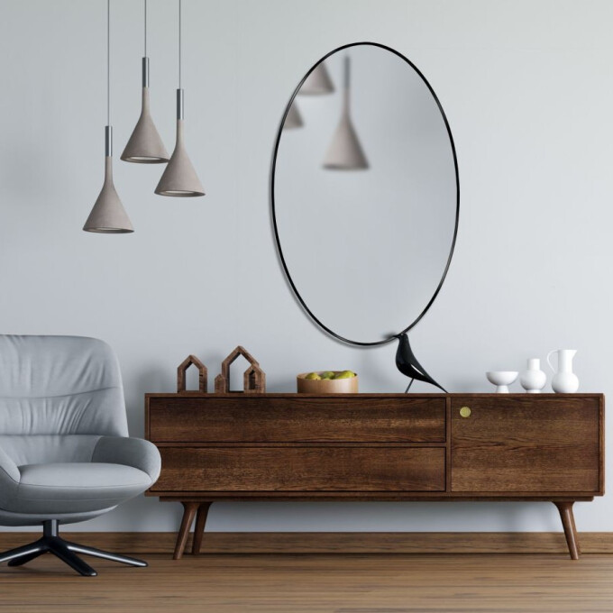 Lustro ELIZA w ramie MDF SLIM-#0