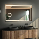 Lustro prostokątne EMI piaskowane z podświetleniem LED 
 - poziom
 + lusterko ZOOM LED (fi 15) z dedykowanym włącznikiem (wg załącznika)
 + ŻYWOTNOŚĆ TAŚMY LED LONG LIFE 70 000 GODZ-#1