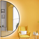 Lustro półokrągłe HILDA w ramie MDF SLIM z podświetleniem LED-#1