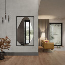 Lustro organiczne HUBERTUS w ramie MDF-#0