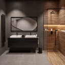 Lustro organiczne HUBERTUS w ramie MDF-#1