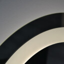 Lustro HUGO piaskowane z podświetleniem LED i białą zabudową MDF-#3