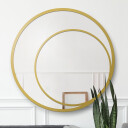 Lustro okrągłe JASMIN w ramie MDF-#1