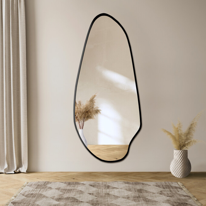 Lustro organiczne JASPIS w ramie MDF-#0