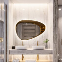 Lustro organiczne KALCYT z podświetleniem LED-#1