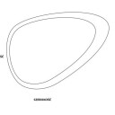 Lustro organiczne KALCYT z podświetleniem LED-#2