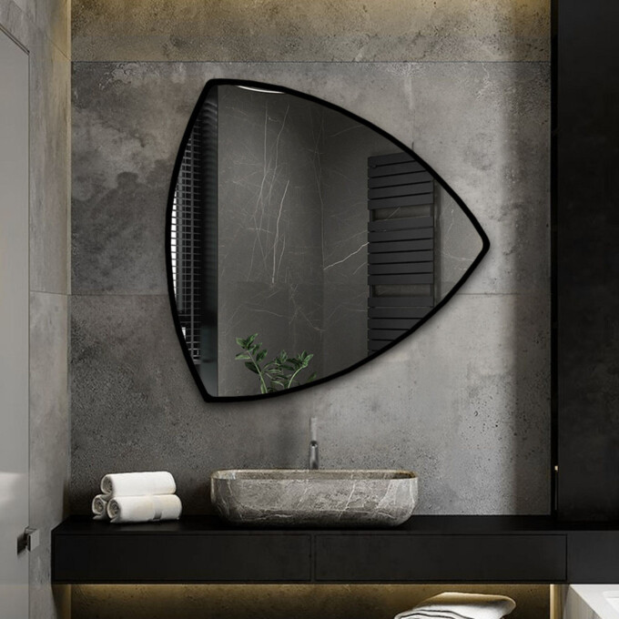 Lustro trójkątne KARO w ramie MDF-#0