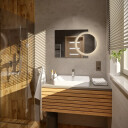 Zestaw luster łazienkowych KOSMIK z podświetleniem LED (2szt)-#1