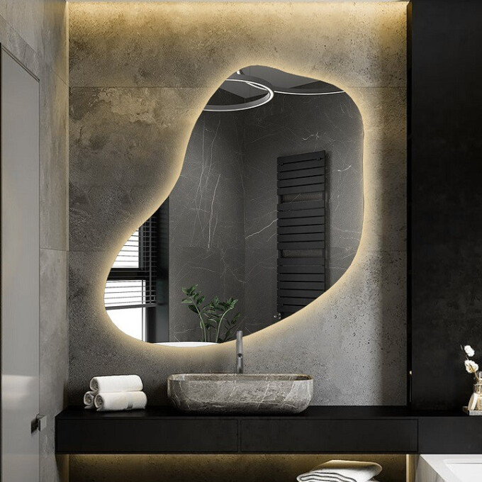 Lustro organiczne KWARC z podświetleniem LED-#0