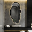 Lustro organiczne LOLIT w ramie MDF z podświetleniem LED-#0