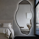 Lustro organiczne LOLIT w ramie MDF z podświetleniem LED-#1