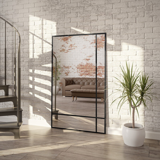 Lustro ze szprosami LUKAS 1503 w ramie-#0