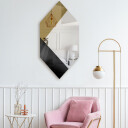 Lustro dekoracyjne sześciokątne MADAM-#0