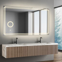 Lustro prostokątne MARLA piaskowane z podświetleniem LED 
 + lusterko ZOOM LED (fi 15) z dedykowanym włącznikiem (wg załącznika)
 + ŻYWOTNOŚĆ TAŚMY LED LONG LIFE 70 000 GODZ-#1