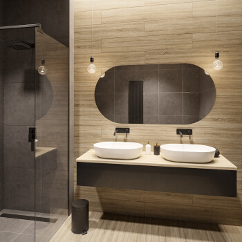 Lustro owalne NIKO 50x90